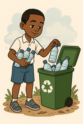 A boy holding a tablet computer